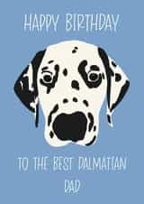Dalmatian Dad Birthday Card created by Angharad's Attic