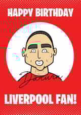 DARWIN NUNEZ Liverpool Card created by Tom Sparke