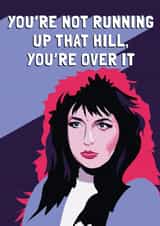 Kate Bush Running Up That Hill Card created by AbiGoLucky