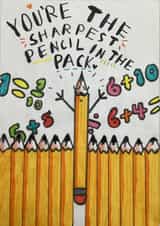 Thank you Teacher Sharpest Pencil in the Pack created by SJB Ladies Leadership Team