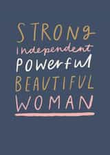 Strong Woman created by Helen Mackay 