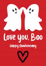 Love you, Boo created by Chasing Cards