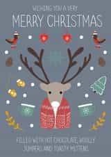 Christmas Card for a friend created by Strawberry Mint