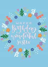 Happy Birthday to my Wonderful Sister 1001 created by Cate Creates