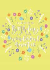 Happy Birthday Auntie created by Cate Creates