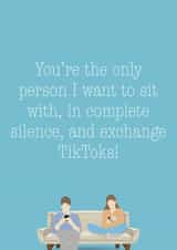 You're The Only Person TikTok Card 1001 created by Gary Got Cards