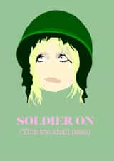 Thinking of you Soldier On card created by Paper Artist UK