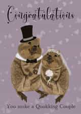Congratulations You make a Quokking Couple created by The Warren Creations