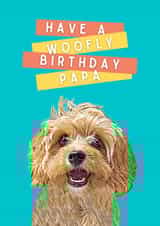 Have A Woofly Birthday - Greeting Card created by The Daft Doodle Co.