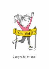 Congratulations - you did it! created by Just For Now Illustrations