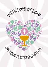 Christening card  created by Lucy Rose Party