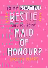 Will you be my maid of honour? created by Jess Moorhouse