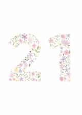 21 Milestone Card created by Hannah Commane