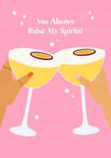 Passionfruit Martini Cocktail You Always Raise My Spirits created by Niamh McCarthy
