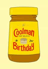 Coolman! Its your birthday! created by Full of beans