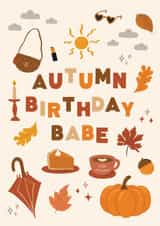 Autumn Birthday Babe created by @tikkled.pink