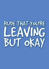 Leaving job card - rude created by @EmilySwallow