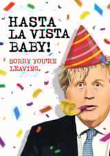 Funny Leaving / Retirement Card - Boris Johnson created by Mrs Best Paper Co.