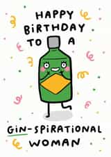 Gin-spirational Woman created by Arrow Gift Co