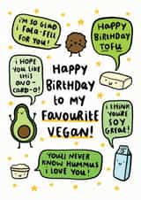 Favourite Vegan created by Arrow Gift Co