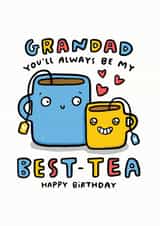 Grandad Best-Tea created by Arrow Gift Co
