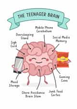 Funny Teenage Boy Birthday card created by Evie Garnett Designs