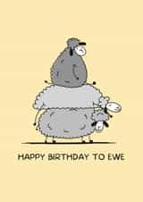 Happy Birthday to Ewe created by Ink Icons