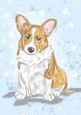 Cute Corgi created by Niki Jackson Art
