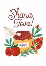 Happy New Year Shana Tova Rosh Hashanah created by Miss Anne Thropy