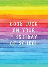 'Good Luck On Your First Day Of School' Card For Children created by Danielle Ellen