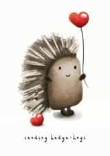 Hedge-hugs created by Caley Veitch Illustration