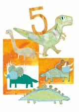 5 TODAY! HAPPY 5TH BIRTHDAY CARD created by Anya Higginson