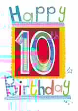 HAPPY 10TH BIRTHDAY created by Anya Higginson
