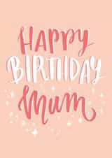 Sparkly birthday card for mum created by Shei Anapi