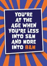 B&M not S&M created by MOJO Creative Studio