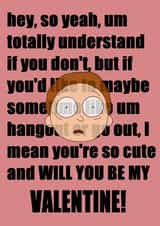Nervous Morty Valentine created by Possco