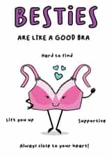 Besties are like a good bra created by eggbanjo