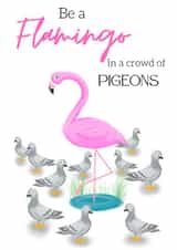 Be a Flamingo! created by Kody Burns, KB Designs 