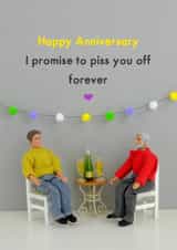 Anniversary piss off 1001 created by Bold & Bright Cards