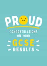 Proud GCSE Exam Results Card created by Fliss Muir