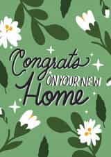 Garden new home greeting card created by Shei Anapi