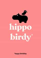 Hippo Birdy created by Parrot&Badger
