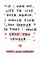 Find You Sooner So I could Love You Longer created by Arrow Gift Co
