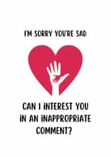 Sorry you're sad created by Fiona Wade