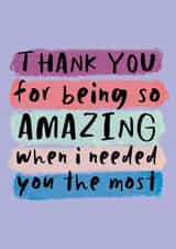 Thank you for being so amazing Card created by For Cards Sake 