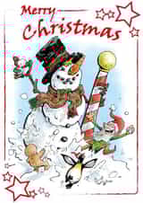 Merry Christmas Snowman Snowball Fight! created by Tim Jenkins