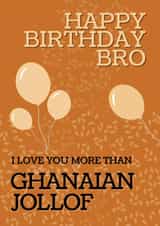 Jollof Rice Birthday Series 1001 created by Crafted By Mandy