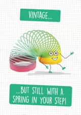 Vintage Slinky Birthday Card created by Quitting Hollywood