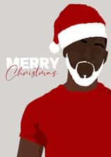 Black father Chritsmas created by Gyloillustrations