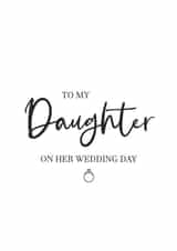 Daughter wedding day created by Totally Mailed It